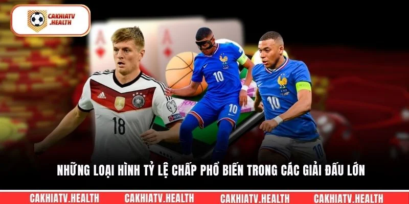 Những loại hình tỷ lệ chấp phổ biến trong các giải đấu lớn